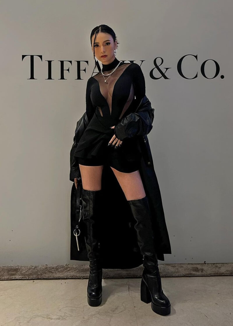 Tamara Dai In Black Co-Ord Set