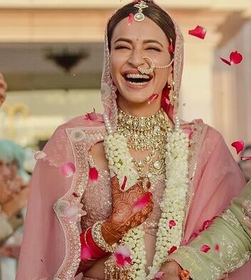 Beautiful Kriti Kharbanda Smiling On Her Wedding Day