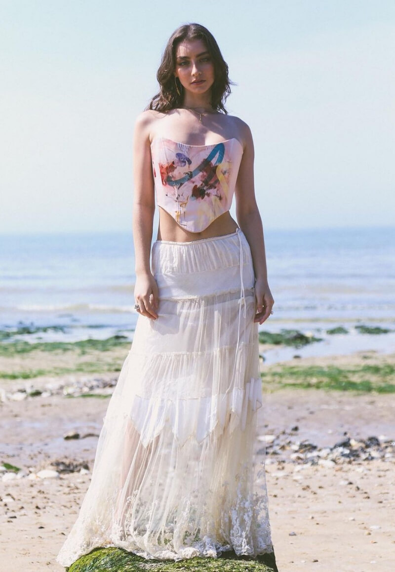 Marygrace Tropeano In Printed Cami Top With Long Skirt