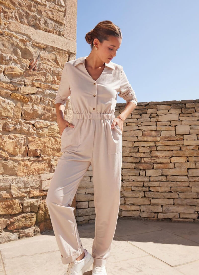 Mimi Allbb In Off White Jumpsuit
