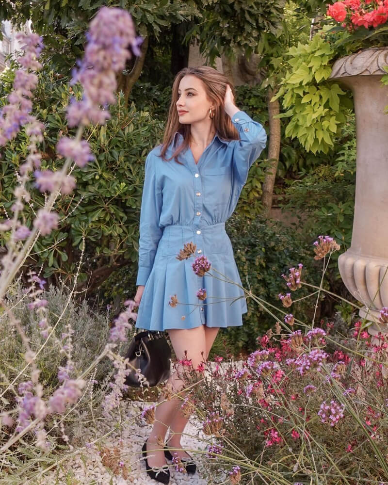 Solene In Blue Co Ord Set