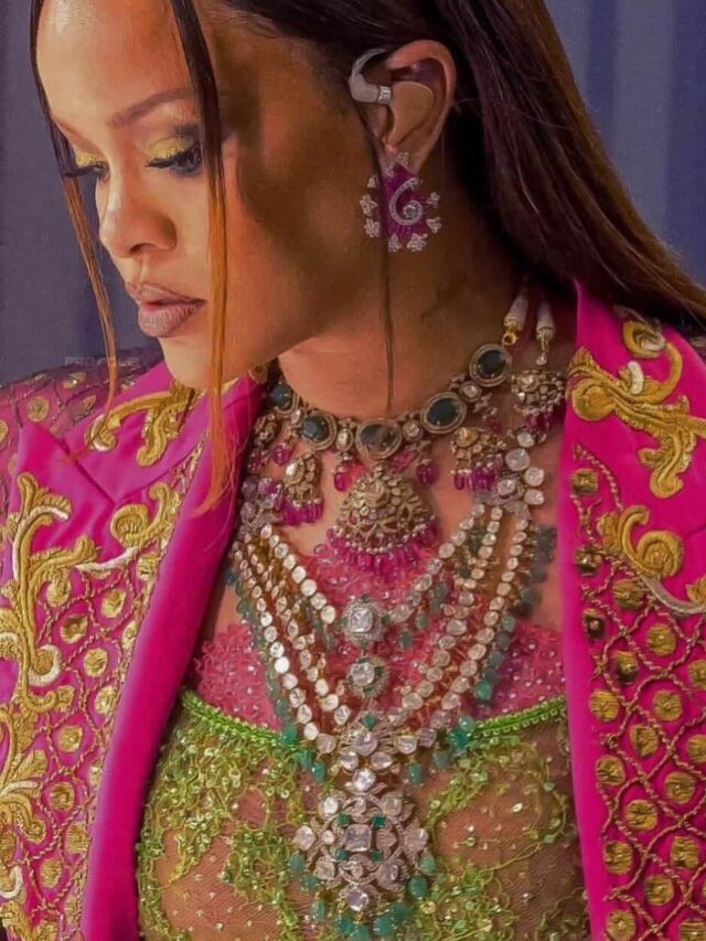 Jewels worn by Rihanna at Anant Ambani pre-wedding