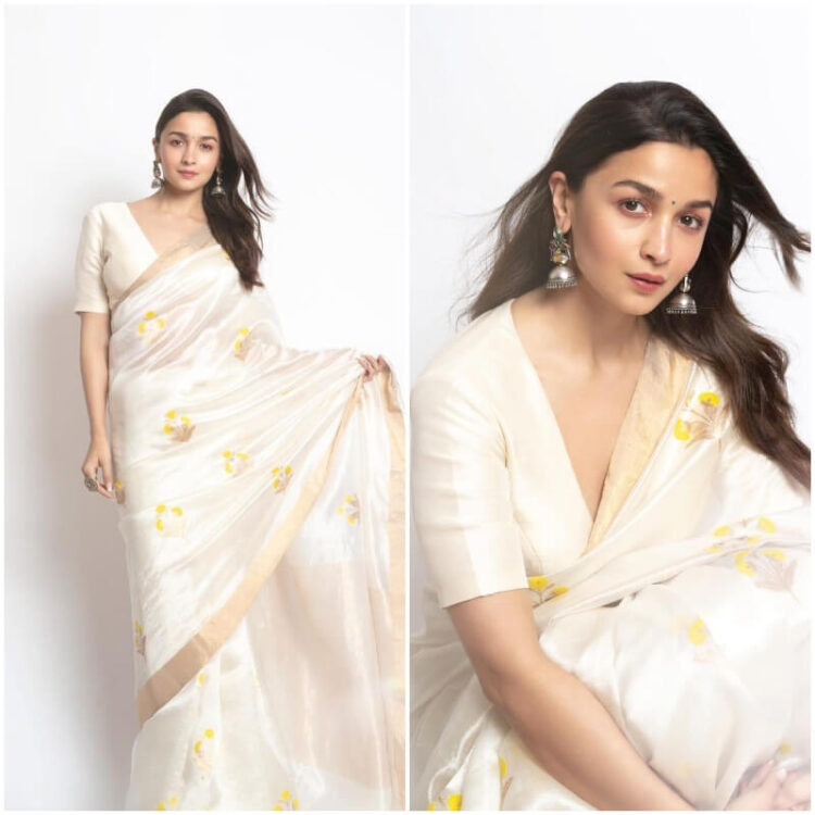 Hottest Holi Saree and Blouse Designs 2024