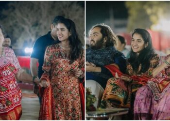 Radhika Merchant and Kokilaben Ambani Twinning in Patola Outfits