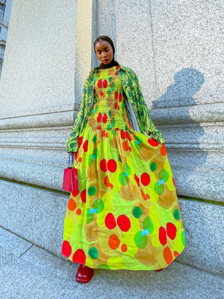 A ssata Diallo In Yellow Polka Dot Long Gown K4 Fashion A ssata Diallo In Yellow Polka Dot Long Gown K4 Fashion