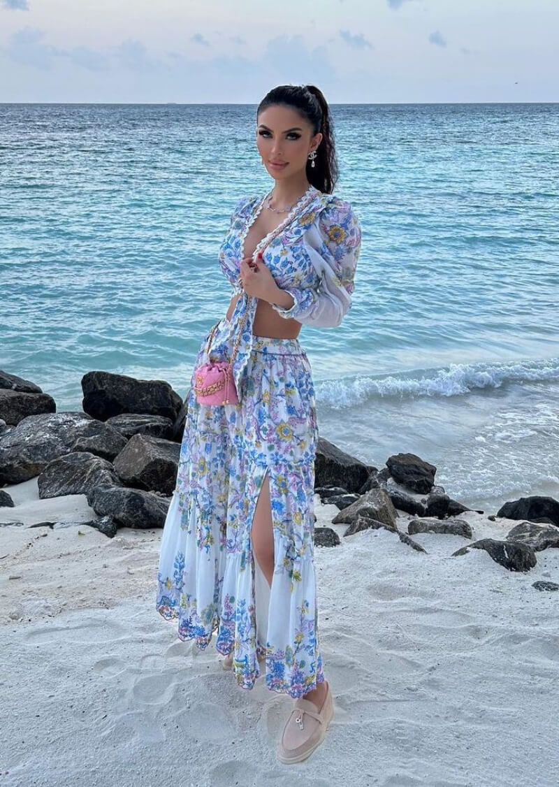 Faryal Makhdoom In Printed Co-Ord Set
