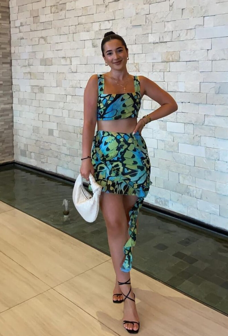 Adelle Zaya In Printed Co-Ord Set