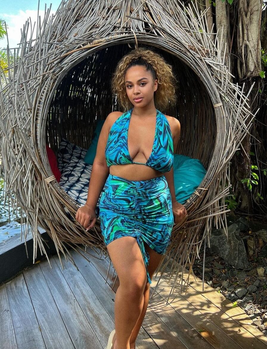 Pembecherole In Blue Printed Co-Ord Set