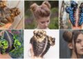 Cute Space Buns for a Playful Style