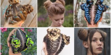 Cute Space Buns for a Playful Style