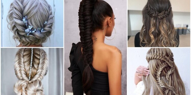 Romantic Fishtail Braid Hairstyles