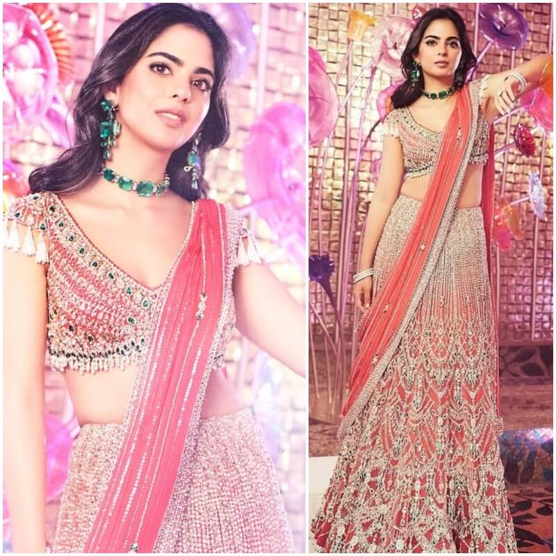 Isha Ambani's Second Sangeet Look For Anant Radhika Sangeet Ceremony