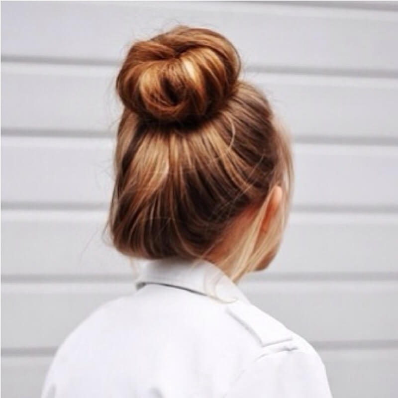 Beautiful Texture Bun Hairstyle