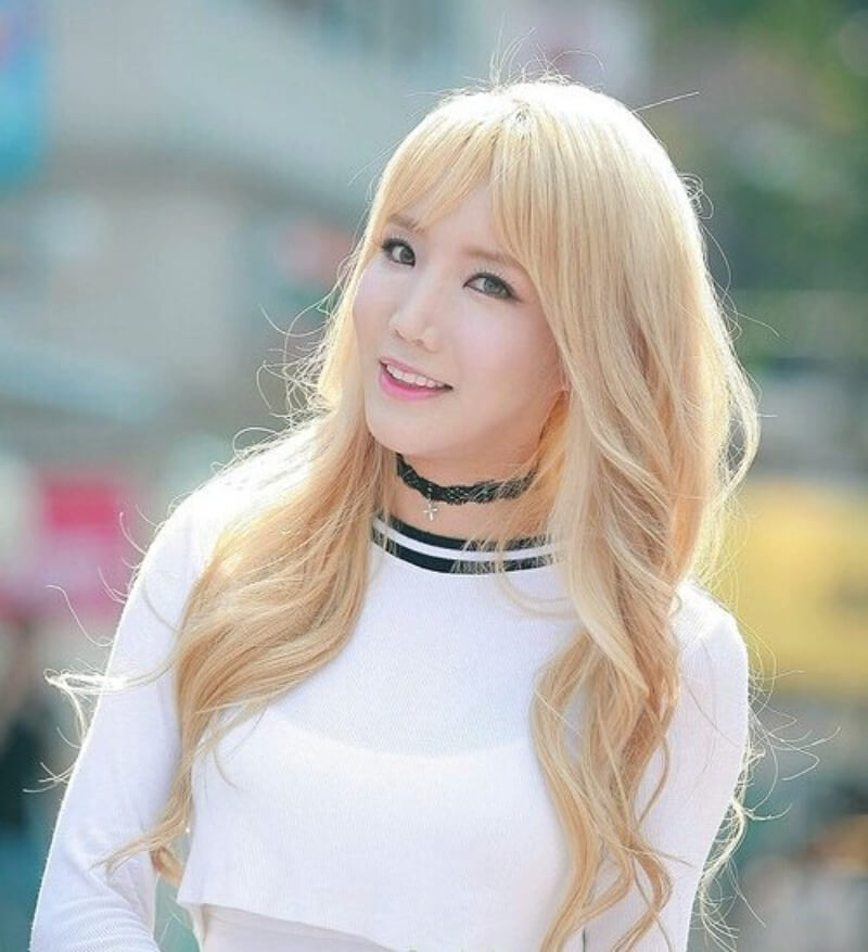 Blonde Texture Front Flicks Long Hairstyle