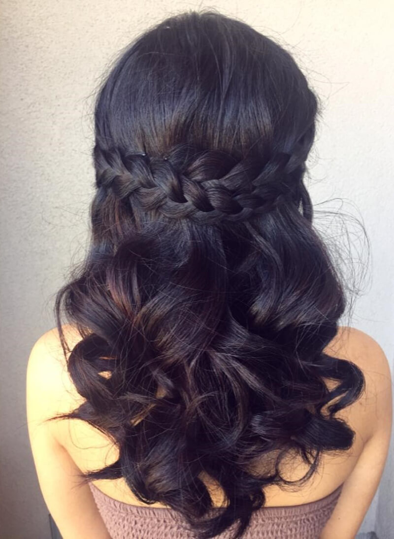 Gorgeous Braided Crown Hairstyle