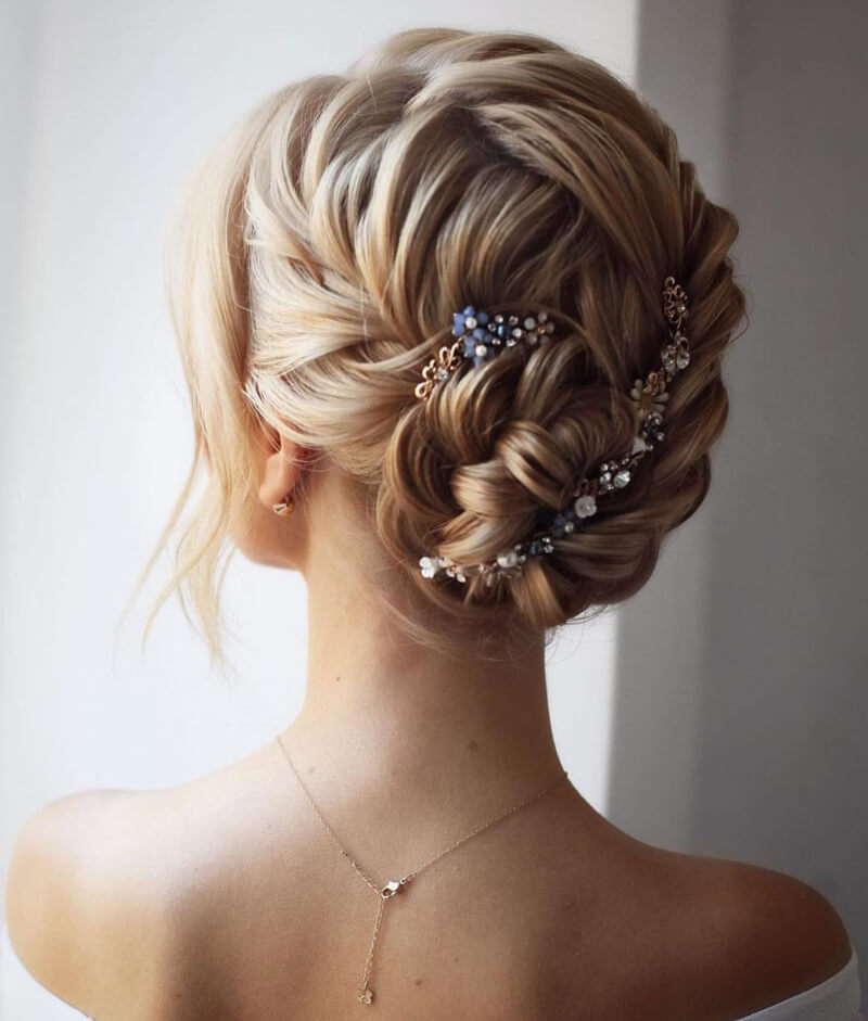 Intricate Braided Bun Hairstyle