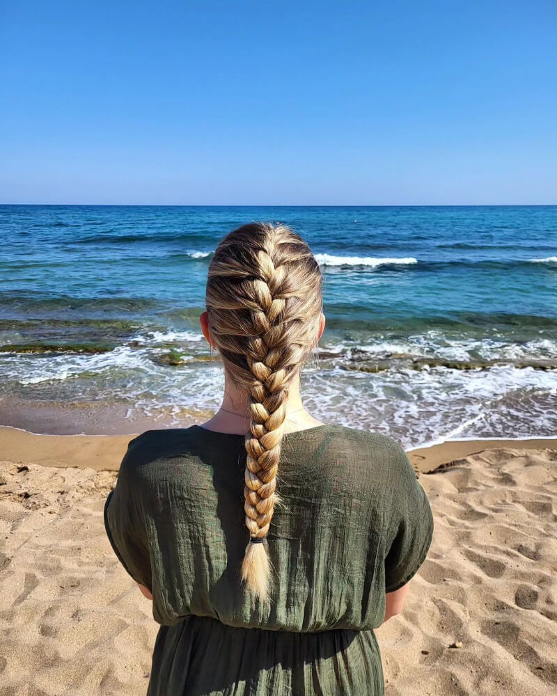 Intricated Plates Braids Hairstyle