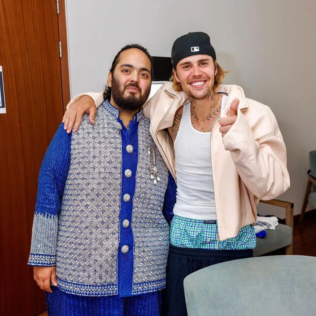 Justin Bieber at anant radhika Sangeet Ceremony