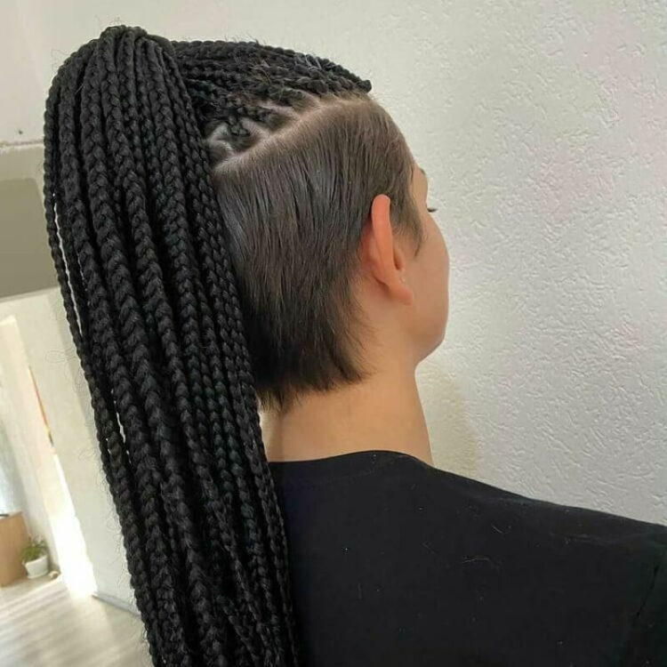 Edgy Undercut with Braid Hairstyles