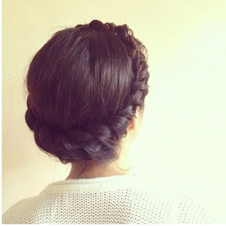 Feminine Halo Braid Hairstyles