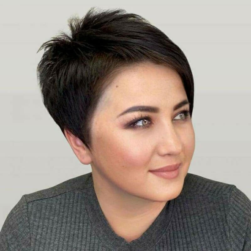 Short Hair Edgy Look Hairstyle
