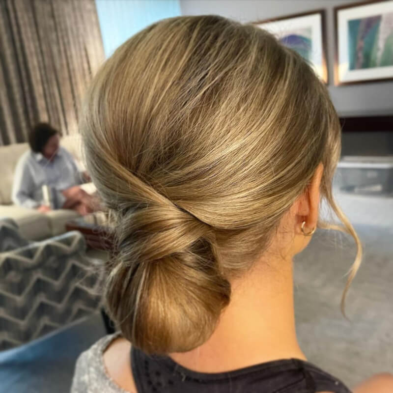 Sleek Tucked Bun hairstyles