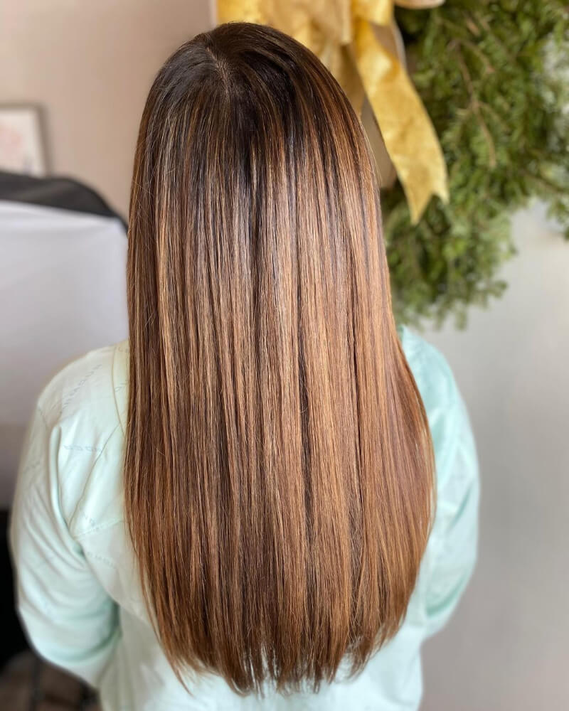 Beautiful Long Straight Hairstyle