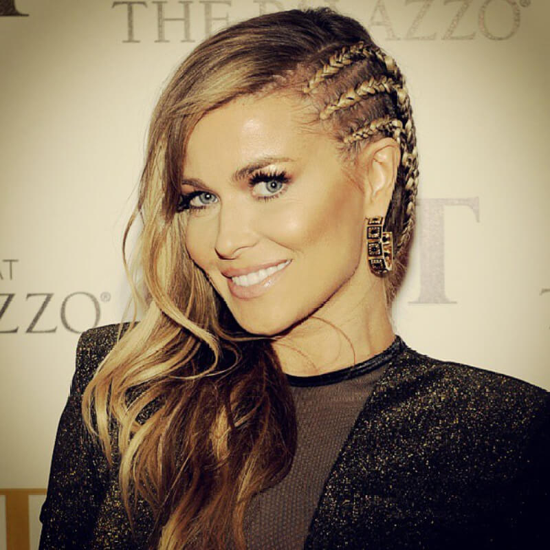 Lovely Blonde Side Braided Pigtail Hairstyle