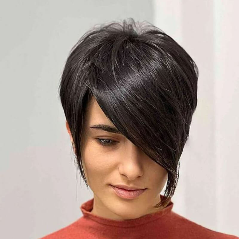 Natural Black Hair Bob Blunt Hairstyle