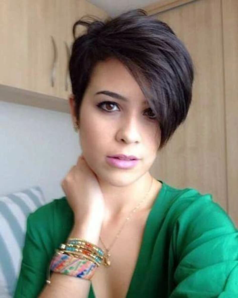 Short Hair Edgy Layered Shag Haircut