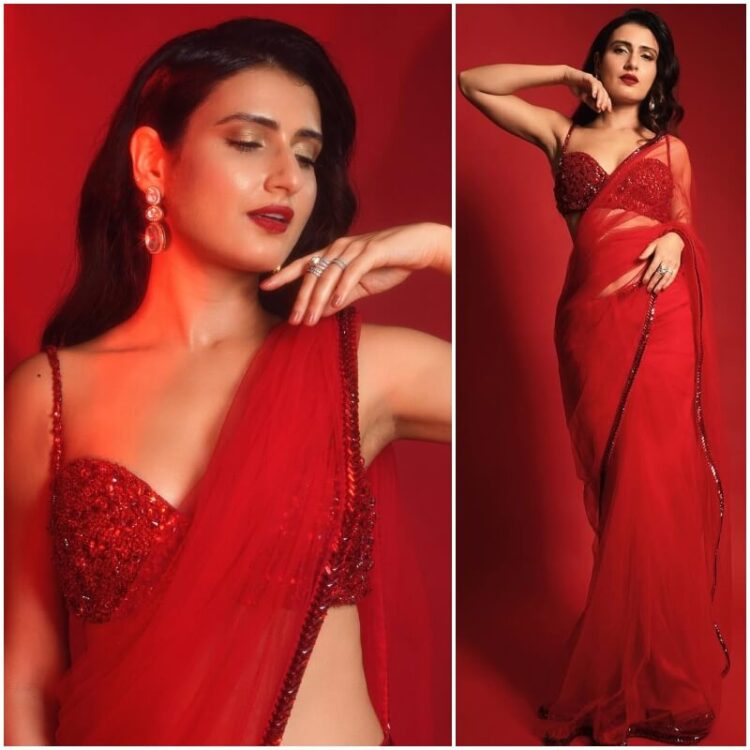 Bollywood Celebrities in Red Hot Sarees: The Ultimate Valentine’s Day Look